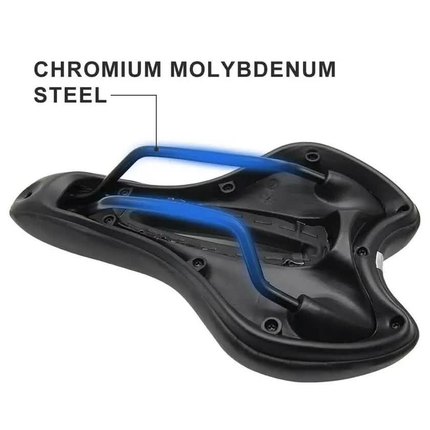 Comfortable Bike Seat - Bicycle Saddle Padded Waterproof