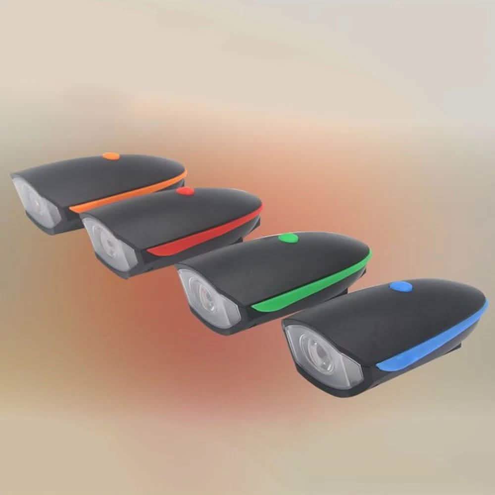 1200mAh Rechargeable Bike Headlight with Horn
