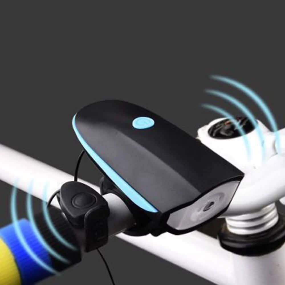 1200mAh Rechargeable Bike Headlight with Horn