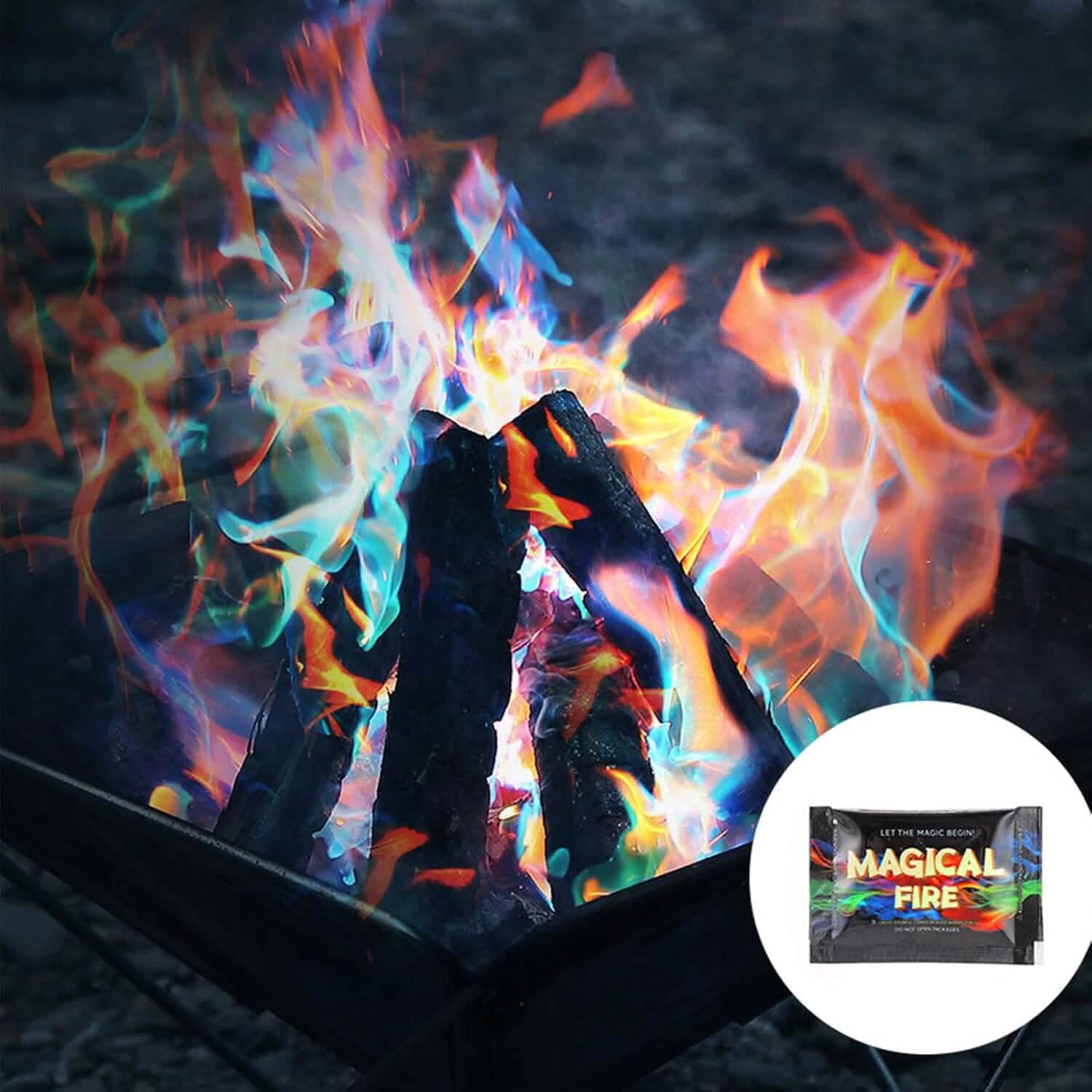 20-Pack: Magical Campfire Color Flames Color Changing Packs