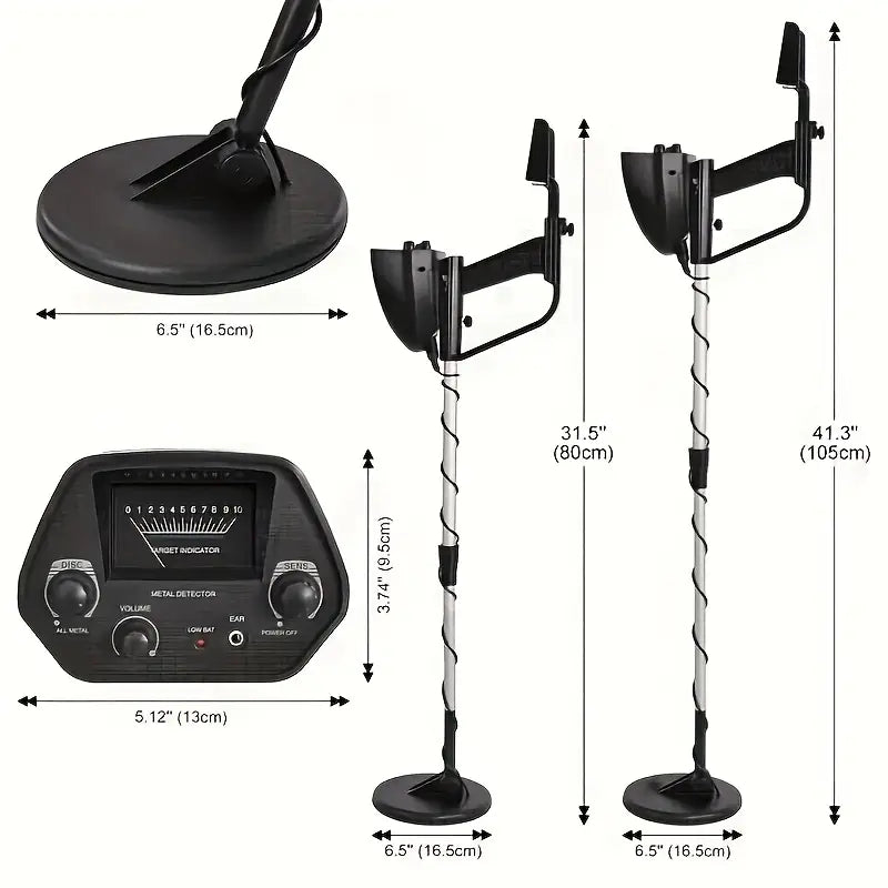 Handheld Metal Detector – High-Sensitivity Treasure Finder for Beach & Outdoors