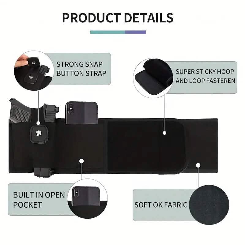 Belly Band Waistband Holster for Men and Women