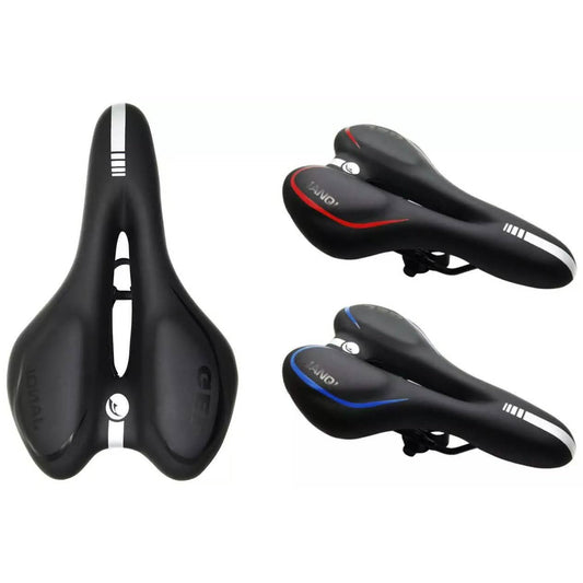 Comfortable Bike Seat - Bicycle Saddle Padded Waterproof