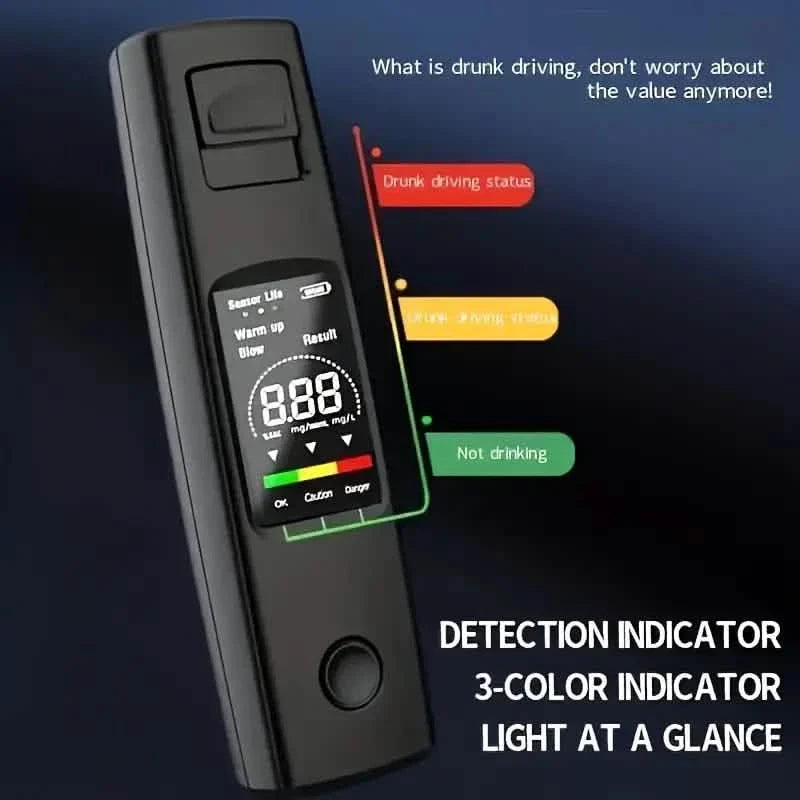 Portable Breathalyzer Alcohol Tester